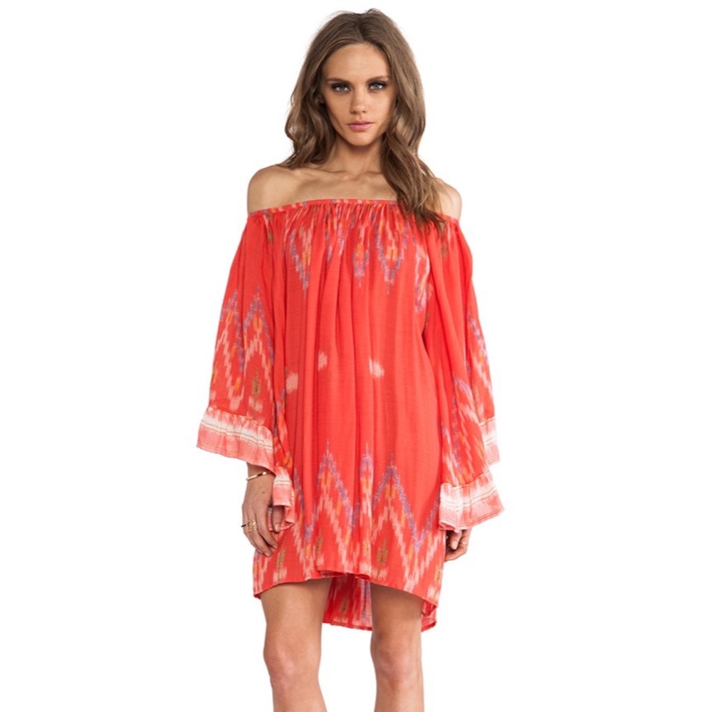Indah Celeste Angel Wing Mini Dress